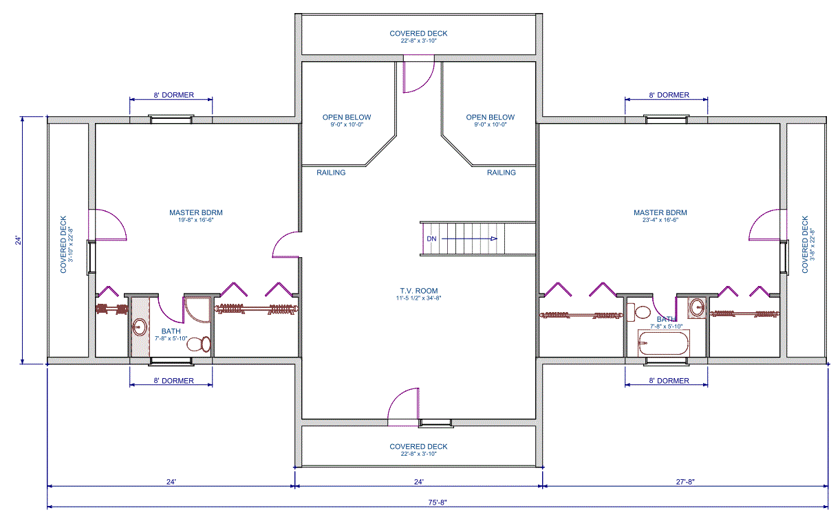 1920 Sqft Wing Style 