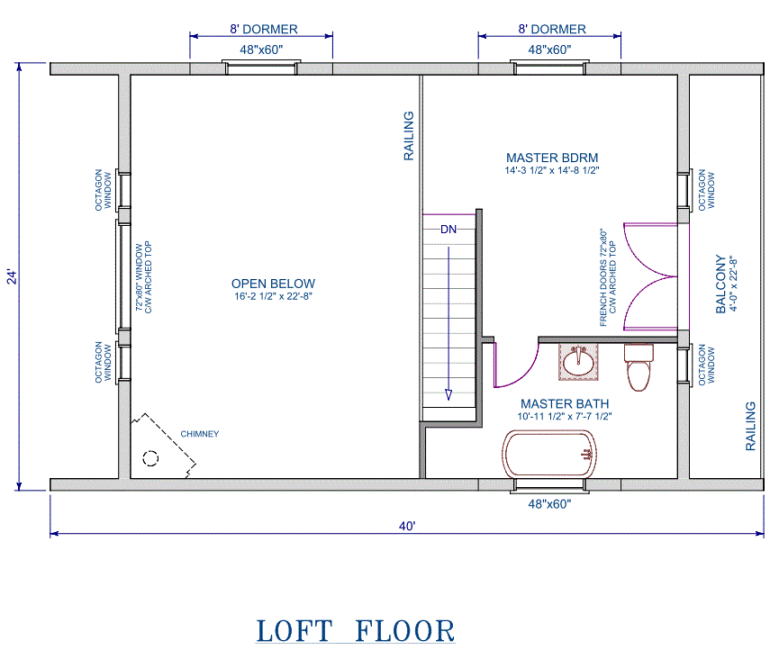 Floor plan Loft